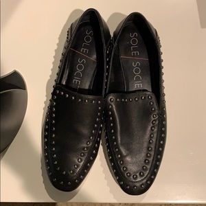 Sole Society studded loafer